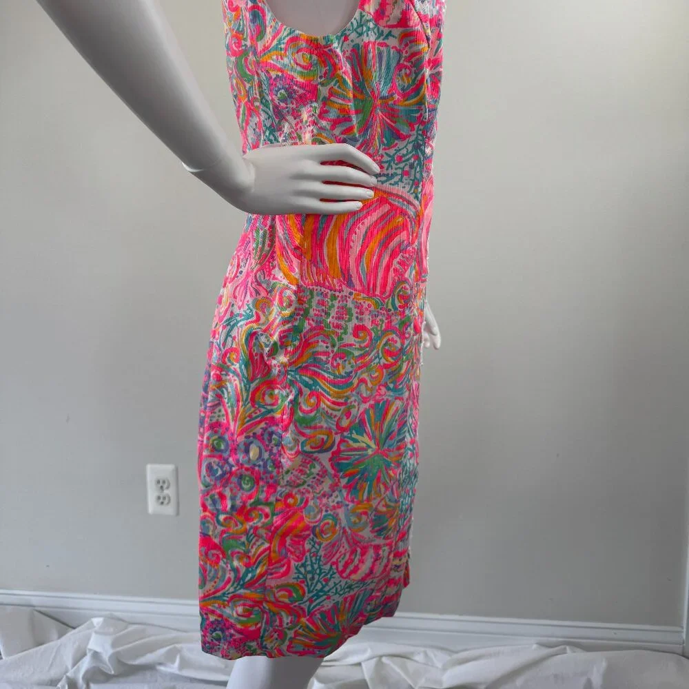 Lilly Pulitzer Sundress with White Scallop Trim - Picture 8 of 8